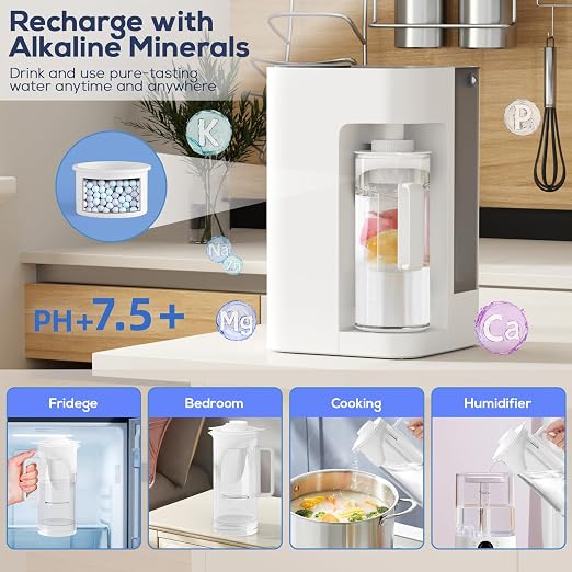 Reverse Osmosis Water Filter Countertop, Ph+ & 6-Stage RO Water Filtration - Image 5
