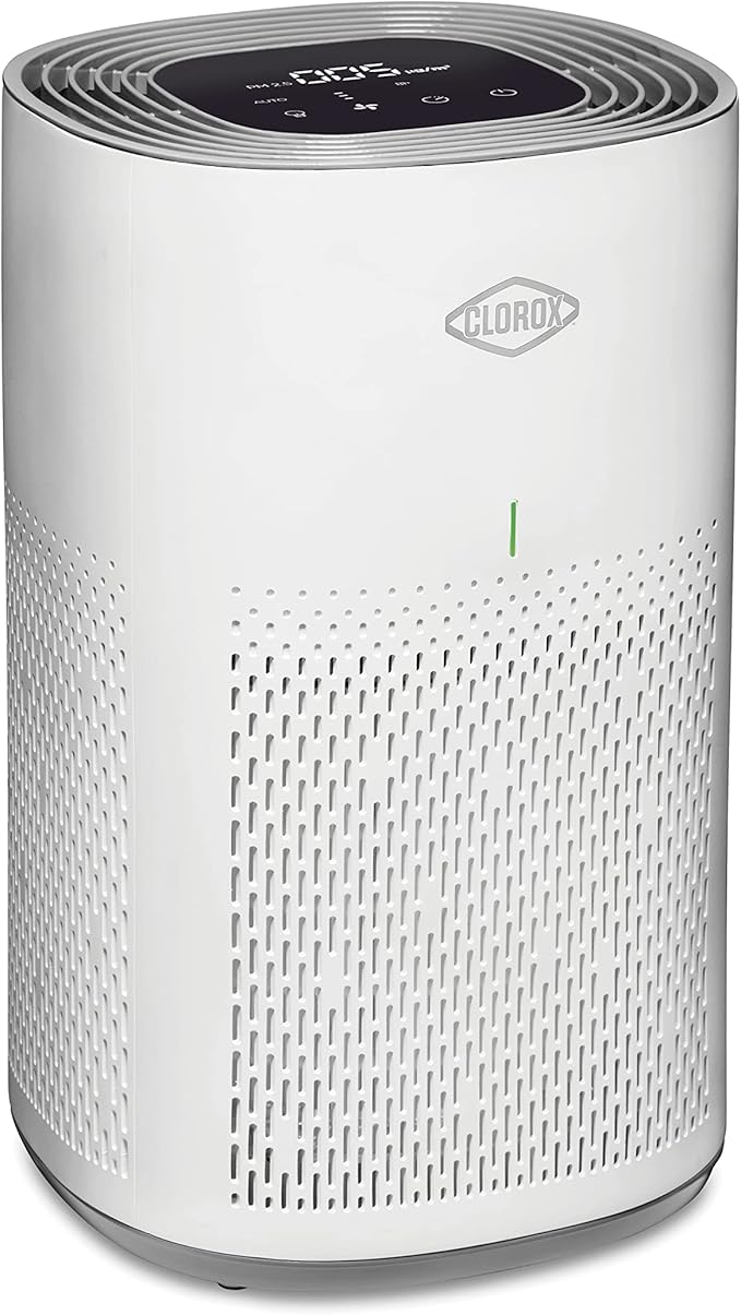 Clorox HEPA Air Purifiers for Home, True HEPA Filter, Medium Rooms Up to 1 by Clorox