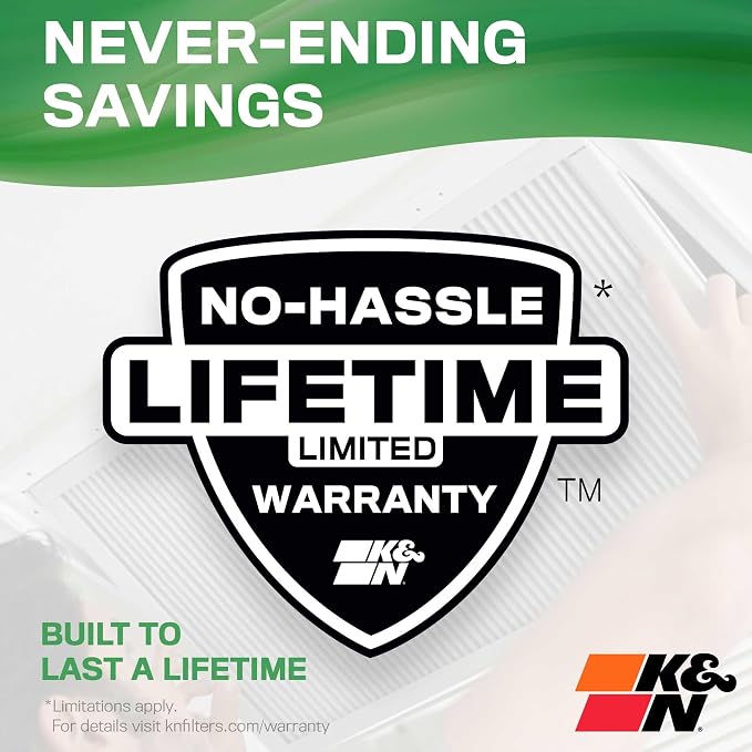 K&N 10X20X1 HVAC Furnace Air Filter, Lasts a Lifetime, Merv 8, the Last HVAC - Image 7