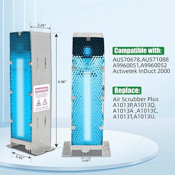 Air Scrubber Advanced Photocatalytic Oxidation 9" Replacement Cell & ÜνBulb - Image 2