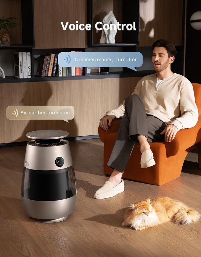 Dreame Pet Air Purifier AP10, Suck Up Floating Cat Dog Hair Dander, NeverChange - Image 8