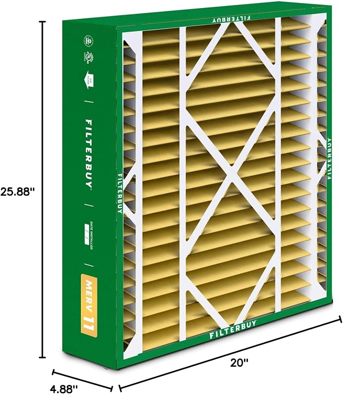 Filterbuy 20x26x5 Air Filter MERV 11 Superior Pet & Allergy Defense, Pleated - Image 10