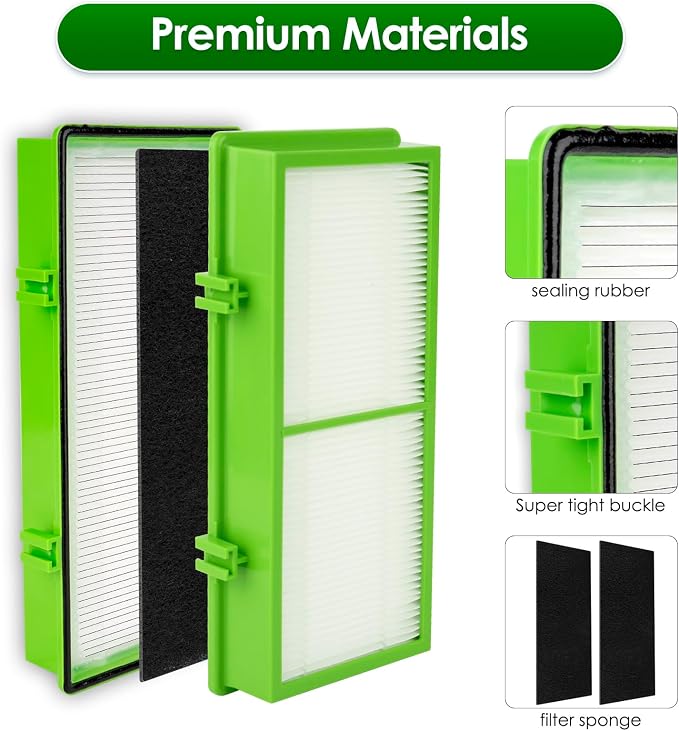 AER1 Filter 5 HEPA Filters + 10 Carbon Booster Filters Compatible - Image 6