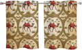 2 Panel Kitchen Cafe Curtains, Window Decor Tier Curtains by Hokiten