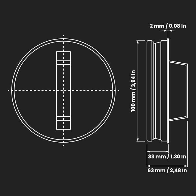Repa Market 4 Inch Metal Tee Cap - Image 2