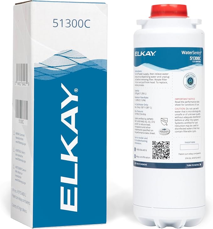 Elkay Genuine WaterSentry 51300C Lead + Microplastics NSF/ANSI Certified Filter by ELKAY