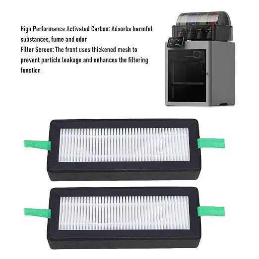WALFRONT 2PCS Air Filter 3D Printer Filter Cartridges High Efficiency - Image 9