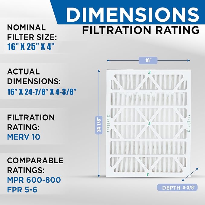 Glasfloss ZL 16x25x4 MERV 10 Replacements - Image 2