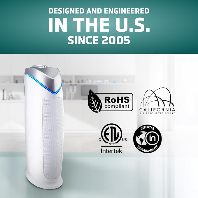 GermGuardian Air Purifier with HEPA 13 Filter, Removes 99.97% of Pollutants - Image 4