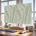 Tropical Plants Palm Leaf Indoor TV Cover, Elastic TV Screen Protector Retro by Unknown