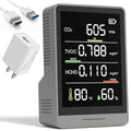 5-in-1 Professional Indoor Air Quality Monitor Indoor Portable CO2 Monitor | by PinoTec