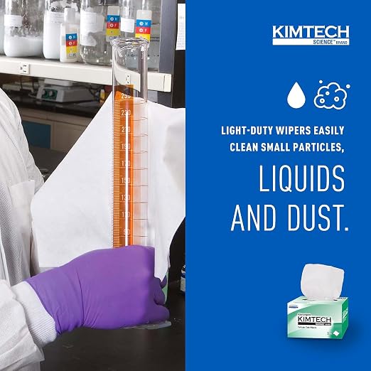 Kimtech Kimwipes, Delicate Task Wipers, 4.4 x 8.4 - Image 5