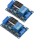 2pcs 5V Micro USB Timer Relay DC 6-30V Programmable Cycle Delay Timer Switch by FORIOT