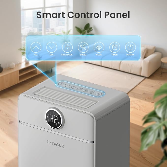 CHIVALZ 1500 Sq.ft Dehumidifier - Image 2