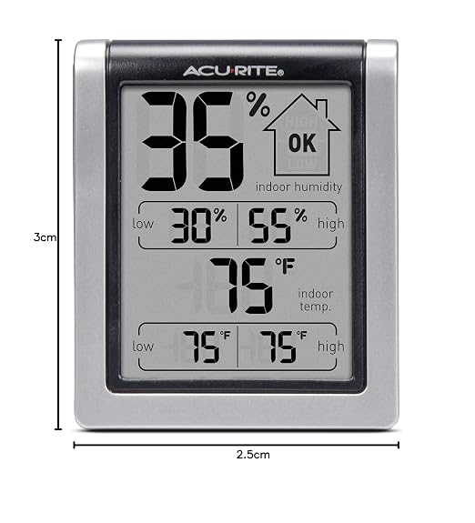 AcuRite Digital Indoor Thermometer and Hygrometer - Image 7