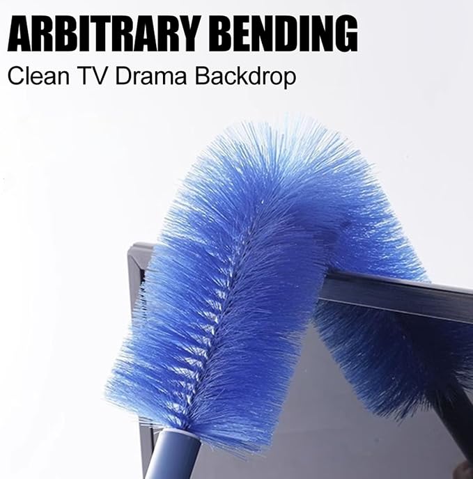 Bendable Microfiber Head, Reusable Dust Remover, Fan Brush Cleaner Washable - Image 7