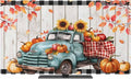 Farm Truck Pumpkin Sunflower Indoor TV Cover, Elastic TV Screen Protector Fall by Unknown