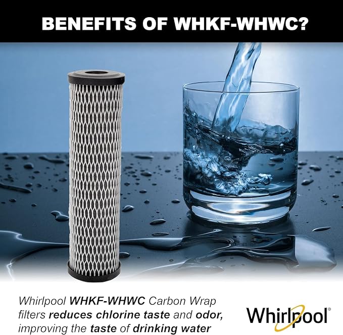 Whirlpool CTO Carbon Wrap Water Filter WHKF-WHWC, Full Case of 24 Filters - Image 3