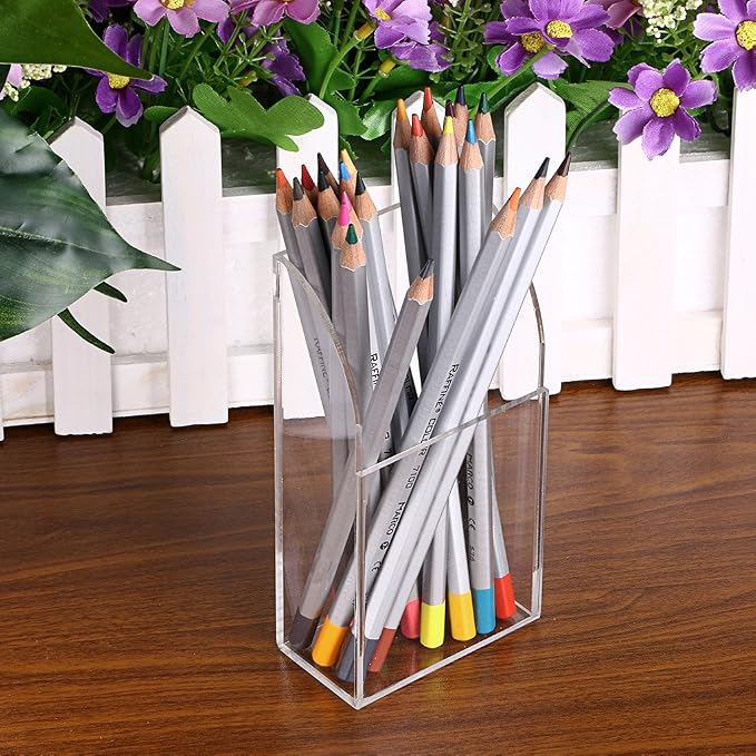 Hipiwe Wall Mount Remote Control Holder Clear Acrylic Media Organizer Storage - Image 7