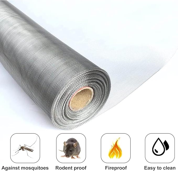 Stainless Steel Wire Mesh Panel 100 Mesh, 304 Woven Metal Screen Cloth - Image 5