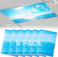 Fluorescent Light Covers with 10 Strong Magnets by Biubee