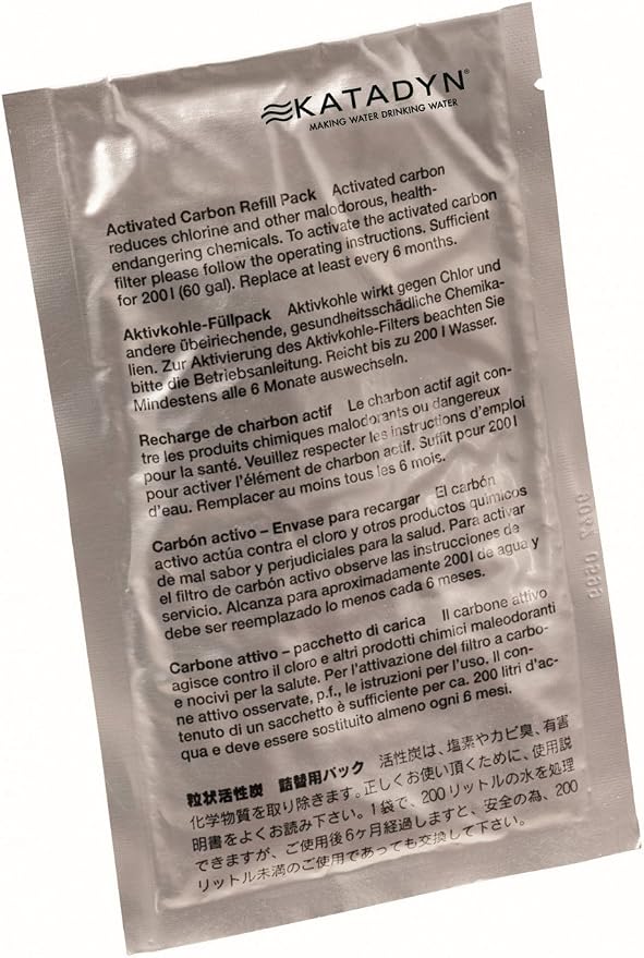 Katadyn Combi Activated Carbon Replacement Element 2-Pack, Improves Water Taste by KATADYN