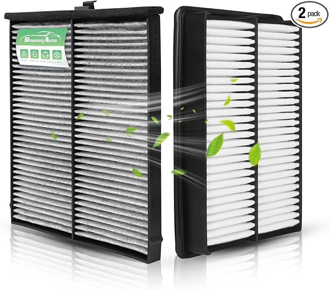 2 Pack Engine & Cabin Air Filter by StaunchAuto