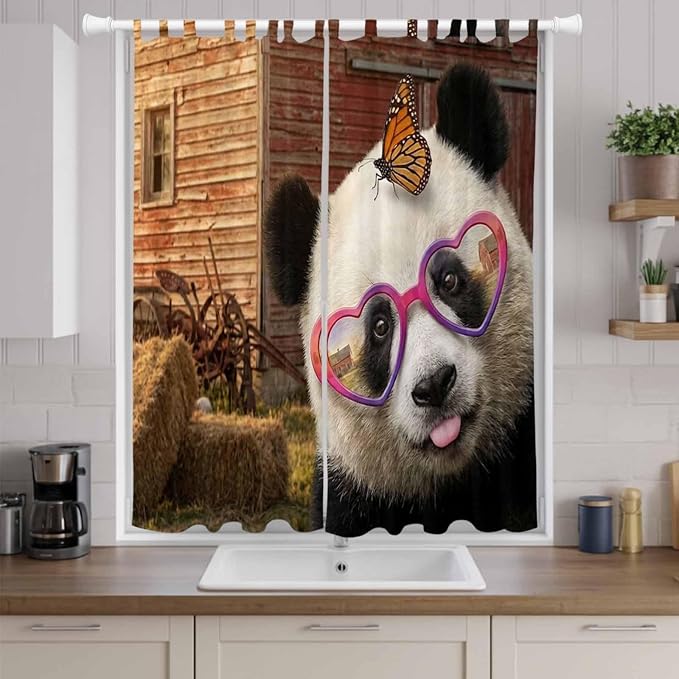 Farm Panda Living Room Curtains 96 Inch Length, Window Curtains Tab Top - Image 9