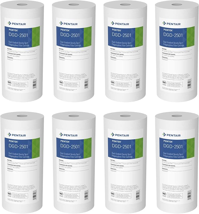 Pentair Pentek DGD-2501 Big Blue Water Filter, 10-Inch Whole House Sediment by PENTAIRPENTEK
