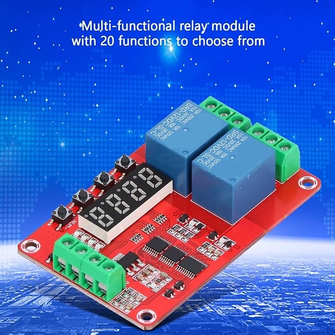 Relay Module 2-Channel 5V/12V/24V - Image 2