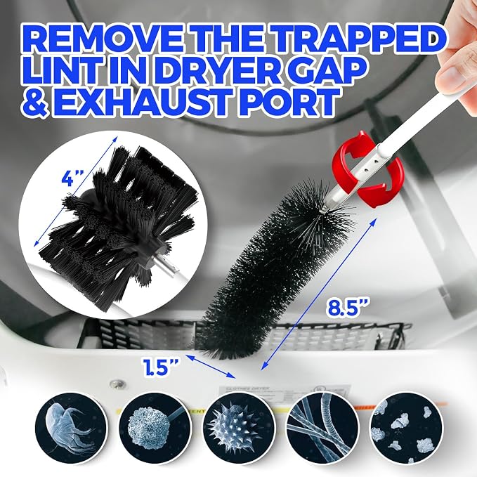 Holikme 50Feet Dryer Vent Cleaner Kit - Image 4