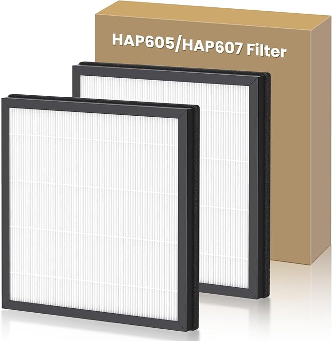 2 Pack HAP605 Replacement Filter Compatible by HKNECE