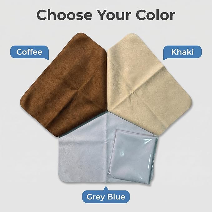 10 Pack Microfiber Chamois Cleaning Cloths, Safety & Scratch-Free Lens Cleaning - Image 8
