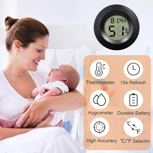 10 Pack Mini Hygrometer Thermometer - Image 2