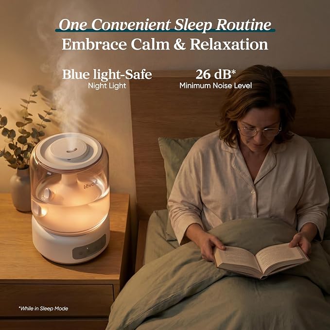 Levoit Humidifiers for Bedroom Large Room Home, 6.2L Cool Mist, 62H Runtime | - Image 7