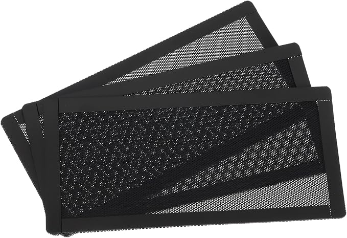 MECCANIXITY 3PCS PC Dust Filter, 200x100mm Magnetic Frame PVC Computer Case by MECCANIXITY