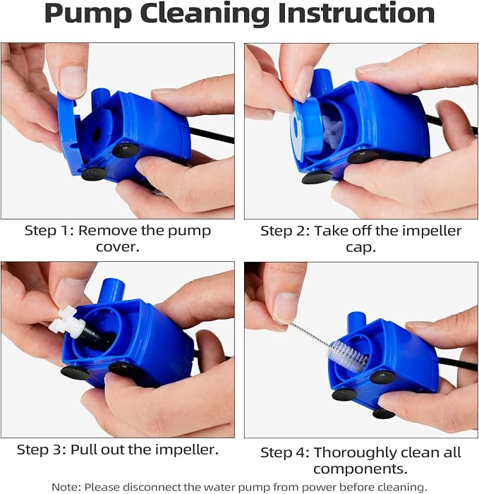 Cat Water Fountain Pump, IP68 DR-DC 160 Submersible Water Pump - Image 8