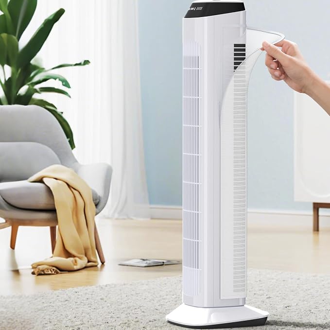 BJADE'S Tower Fan Air Filter Screen Mesh, 39 x 39 inch Washable Cutable - Image 9
