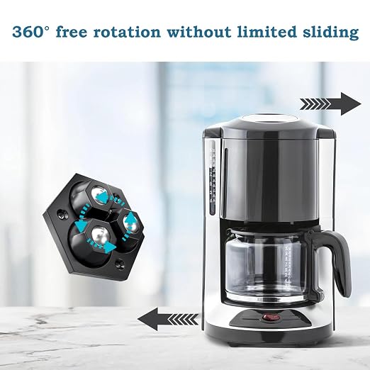 8 Pack Appliance Sliders for Kitchen Appliances, Self Adhesive Mini Caster - Image 5