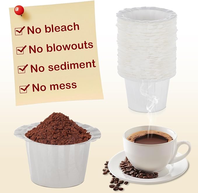 Disposable Paper Coffee Filters, Keurig K Cup Paper Filters - Image 4