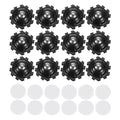 uxcell 12Pcs Mini Self Adhesive Caster Wheels, 1.02" x 0.47" 360° Rotation by uxcell