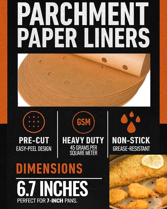 6.7 inch Parchment Paper Rounds, Round Sheets - Image 3
