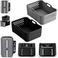 Silicone Air Fryer Liners for Ninja 10QT DoubleStack XL 2-Basket SL401 SL400 by LYHOLKEER