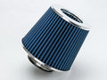 BLUE Cold Air Intake Cone Replacement Performance Washable Clamp-On Dry Air by RtunesRacing