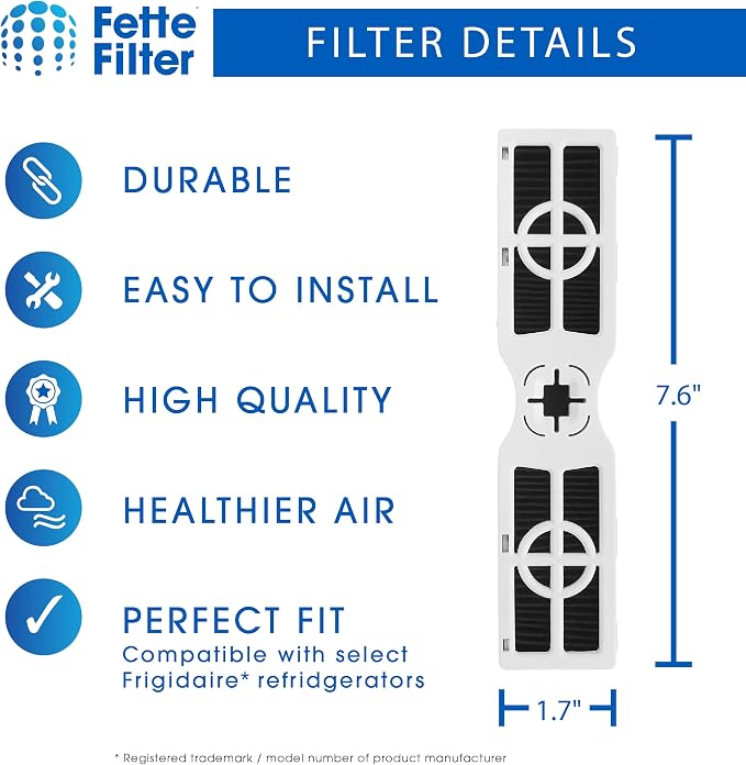 FRGPAAF2 6 Pack Refrigerator Air Filter Compatible - Image 4