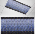 2x4 ft Fluorescent Light Cover for Ceiling Abstract Blue Black Gradient by Unknown