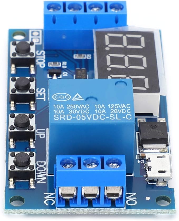 Relay Board Industrial Grade Cycle Timing Switch Timer Module - Image 5