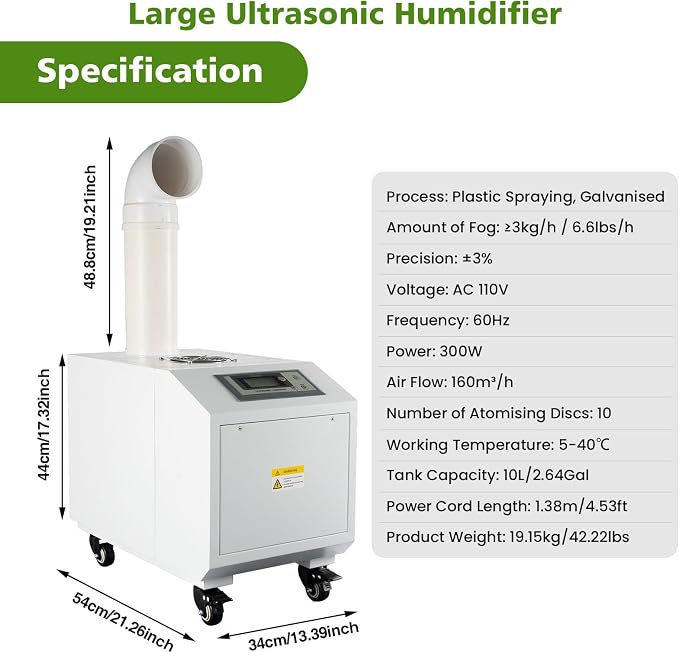 Ultrasonic Industrial Agricultural Humidifer Commercial Humidifier - Image 2