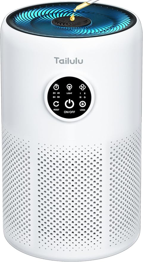 Air Purifiers for Home Up to 1360 Ft², Tailulu HEPA Air Purifiers for Bedroom by Tailulu