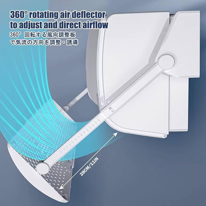 Window Air Conditioner Deflector Adjustable, Universal Window Air Conditioner - Image 5